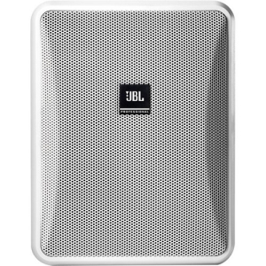 JBL Professional CONTROL 25-1-WH 5" Compact Two-Way Speaker with Weather Resistant Enclosure, Pair, White