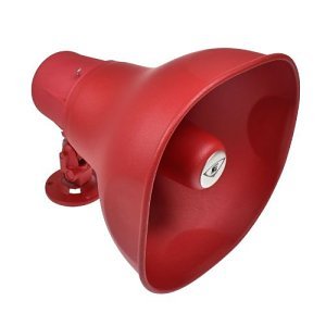 Edwards Signaling Indoor/Outdoor Strap Mount Speaker - 15 W RMS - Red