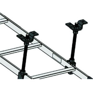 Middle Atlantic Ceiling Mount For Cable Ladder - Black