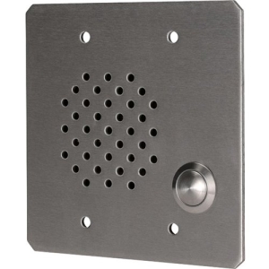 Quam 2-Gang Call-In Station, Vandal Resistant, Stainless Steel
