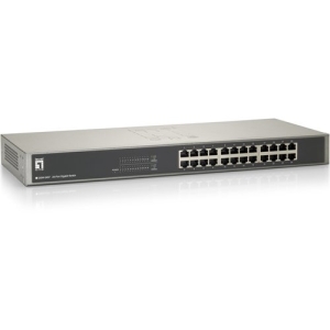 Levelone Gsw-2457 24-Port Gig Ethernet 19 Rack Mountable Switch