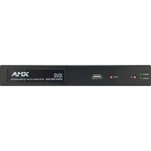 AMX NMX-DEC-N3232 H.264 Compressed Video over IP Decoder, PoE, Sfp, HDMI, USB For Record