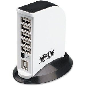 Tripp Lite 7-Port USB 2.0 Hi-Speed Hub Compact Desktop Mobile Tower