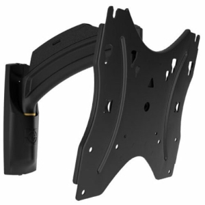Chief TS110SU Thinstall Small Single Swing Arm Wall Display Mount, 10" Extension, for TVs 10-32", Black