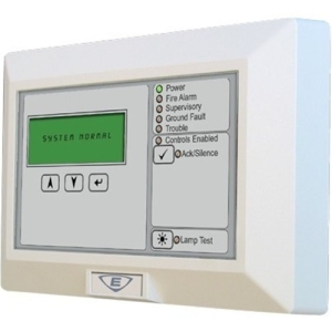 kidde LCD Text Annunciator without Common Controls. English. Gray