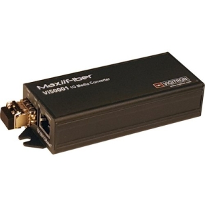 Vigitron Single Port PoE Powered 1G Ethernet Fiber Media Converter