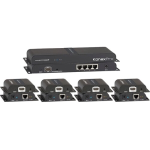 KanexPro HDMI 1x4 Distribution Amplifier Over CAT5e/6 Outputs