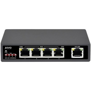 AVYCON AVN-S05-1P04W65G 10/100/1000M 4+1 Port 65W Gigabit PoE/PoE+ Switch