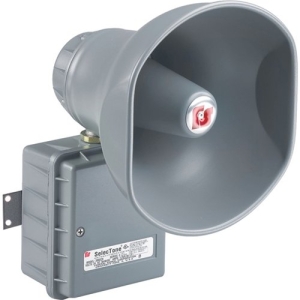 Federal Signal Selectone 300gcx-120 Indoor/Outdoor Surface Mount Speaker - Gray