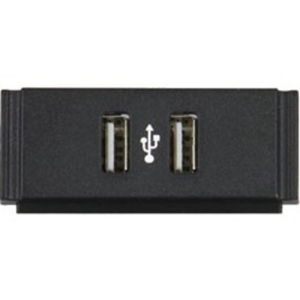 AMX HPX-N102-USB HydraPort Dual USB Module with Printed USB Symbol
