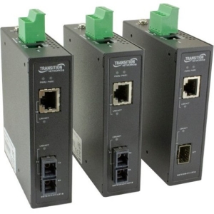 Transition Networks Unmanaged Hardened Gigabit Ethernet Media Converter