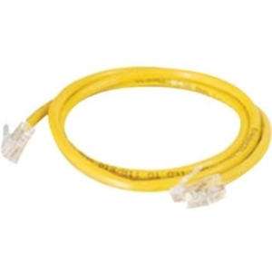 Quiktron 14ft Value Series Cat.6 Non-Booted Patch Cord - Yellow