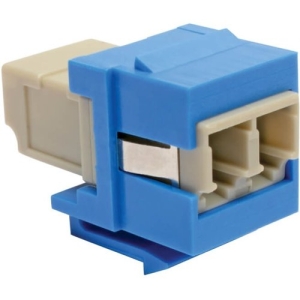 Tripp Lite Duplex Multimode Fiber Coupler Keystone Jack - Lc To Lc Blue