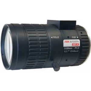 Hikvision - 5 mm to 50 mm - f/1.6 - Zoom Lens for CS Mount