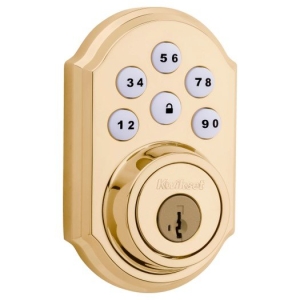 Kwikset 99100-077 Smartcode Traditional Electronic Deadbolt With Z-Wave Technology