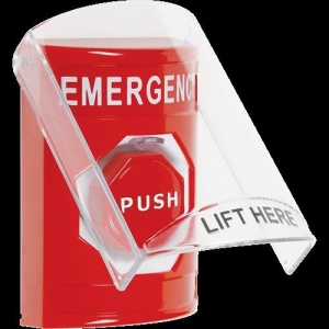 red push button 6517 cover key to reset "emerge