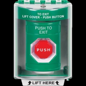 green pneumatic stopper station with surface mount