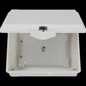Protective Cabinet W/Bkplte Opaque White Type 4