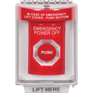 Red Stopper Station Universal Cover NO Horn Flush