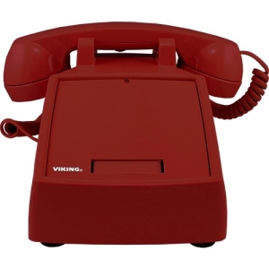 viking electronics k-1900d-2 standard phone - red