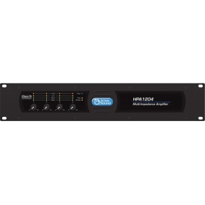 AtlasIED HPA1204 Amplifier - 1200 W RMS - 4 Channel - Black