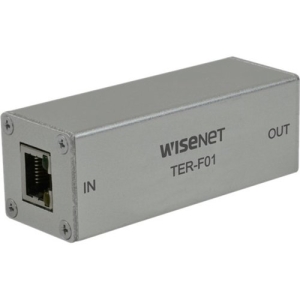 Hanwha Techwin 10/100 Mbps Ethernet Repeater With 60 W Pass-Through PoE