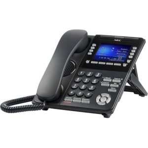 NEC Univerge ITK-8LCX-1 TEL IP Phone - Corded - Corded - Desktop, Wall Mountable - Black