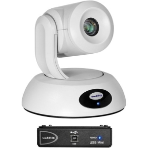 Vaddio 999-99010-000W RoboSHOT 12E QMINI Elite Video Conferencing Camera, White
