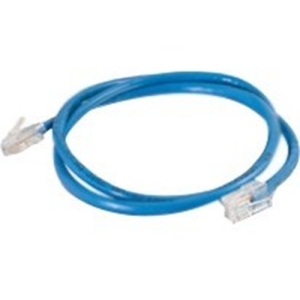 Quiktron 10ft VALUE Series Cat6 Non-Booted Patch Cord - Blue