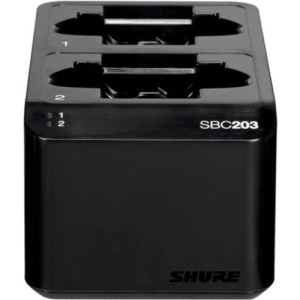 Shure Sbc203 Dual Docking Recharging Station For Sb903 Lithium-Ion Battery