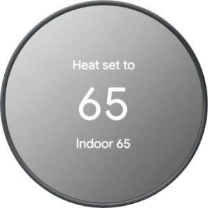 Google Nest Thermostat, Smart Programmable, Charcoal (GA02081-US)