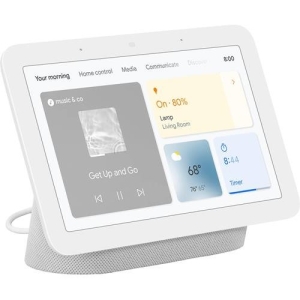 Google Nest Hub (2nd Gen) - Smart display - LCD 7" - wireless - Wi-Fi, Bluetooth - chalk