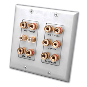 DataComm 45-0060 Double Gang Home Theater Faceplate