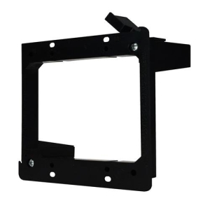 DataComm Mounting Bracket for Wall Plate - Black