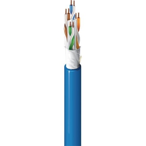 Belden 10GXW13 0091000 0.250" CAT6A Cable, 4 Pair, U/UTP, CMP, 1000' (304.8m) Reel, White