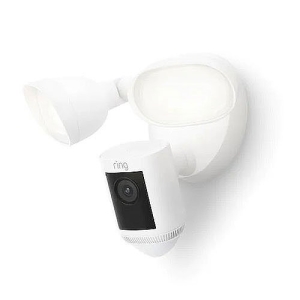 Ring B08FCWHG98 Floodlight Cam Wired Pro, Outdoor Security Camera, White