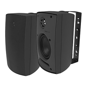 Adept Audio IO50 Indoor/Outdoor Wall Mountable, Surface Mount Speaker - Black