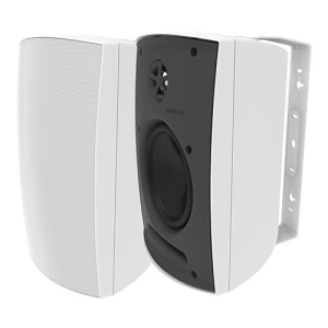Adept Audio IO60 Indoor/Outdoor Wall Mountable, Surface Mount Speaker - White