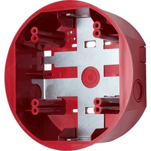 System Sensor SBBCRL Mounting Box for Chime, Strobe, Speaker, Horn - Red