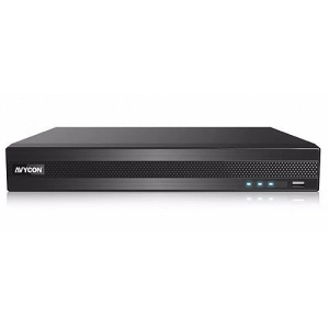 Avycon AVK-HN41E8-2T 8 IP 4 Channel NVR, 2TB with 4 x 4MP H.265 Outdoor Eyeball Cameras