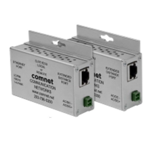 ComNet Ethernet-over-Copper Extender With Pass-Through PoE
