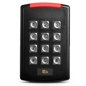 ProdataKey RKPB Red Keypad Reader, Multi-Technology, High-Security (13.56 MHz), Prox (125 KHz), Mobile (BLE), OSDP, Weigand
