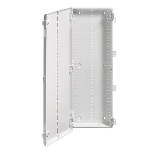 Leviton 42" Wireless Structured Media Enclosure with Vented Hinged Door, Plastic, White