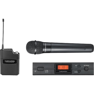 Audio Technica ATW-2129BI 2000 Series Wireless Lavalier Microphone System