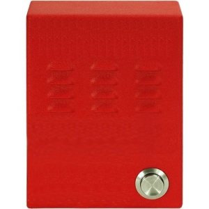 Viking Electronics ADA Compliant Plain Red Emergency Phone with Built-In Dialer and Voice Announcer