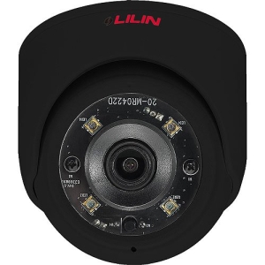 LILIN P2R6852E2 5MP Fixed IR IP Mini Turret Dome Camera, Black