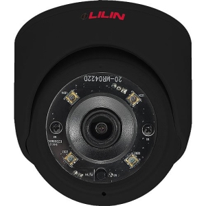 LILIN P2R6822E2K 1080P Fixed IR IP Mini Turret Dome Camera, Black