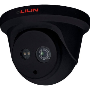 LILIN P5R6522E2 1080P Fixed IR Vandal Resistant Turret Dome IP Camera, Black