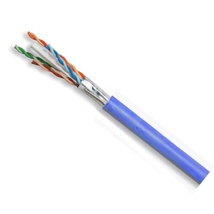 Superior Essex 6A-272-2B Shielded 10Gain Category 6 Plenum Cable, Blue, 1000 ft. Reel