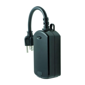 Honeywell Home Plug-in Outdoor Switch, Black